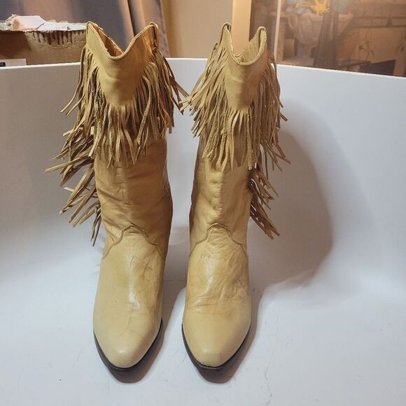Mexican Dingo Vintage Leather Cowboy Boots - Picture 12 of 16